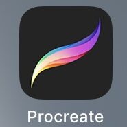 グラレコにおすすめのiPadアプリ Procreateのアイコン
