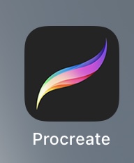 グラレコにおすすめのiPadアプリ Procreateのアイコン