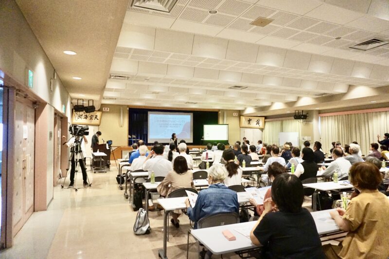 まちのコラボステーション きたじま オープニングイベント(2023年9月14日・北島町)の会場を後方から見たところ