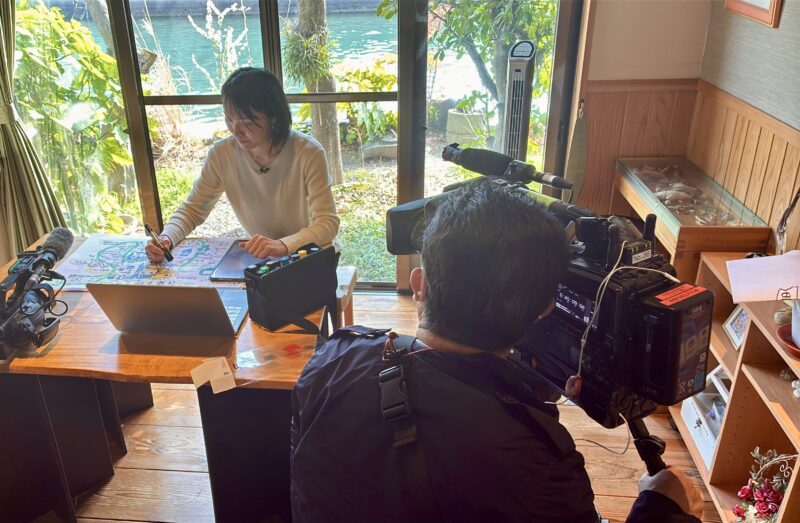 【3月19日(木)放送】四国放送「フォーカス徳島」でグラフィックレコーディングの取材
